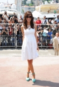 Cannes white A-line Sweetheart Knee-length Martina Gusman Cocktail Dress