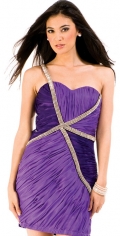 One Strap Sweetheart Special Design Sexy Cocktail Dress/ Homecoming Dress