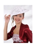 Short Sleeves Satin Bridal Jacket/Wedding Wrap (w0007)
