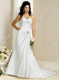 Strapless Sweetheart Taffeta Wedding Dresses (SR0121)