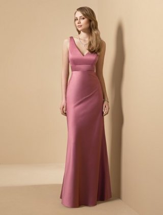 a-line gown satin dress (je039)