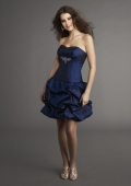 Empire Strapless Sweetheart Ruched Taffeta Bridesmaid Dresses (cf0114)