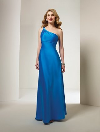 floor length satin dress (je147)