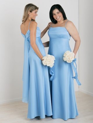 floor length satin dress (je019)