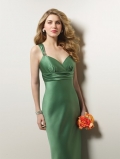 floor length satin dress (je145)