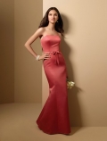 floor length satin dress (je101)