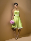 high-low hemline satin dress (je117)