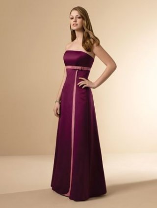 satin dress (mj025)