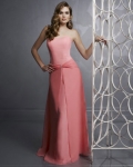 Strapless A-line Chiffon Bridesmaid Dresses (KB0661)