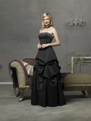 strapless a-line gown dress (mj055)