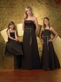 Strapless A-line Satin Bridesmaid Dresses (KB0256)