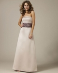Strapless A-line Satin Bridesmaid Dresses (KB0625)