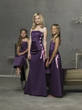 Strapless A-line Satin Bridesmaid Dresses (KB0268)