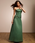 Strapless A-line Satin Bridesmaid Dresses (cf0103)