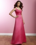 Tank Style Princess Empire Satin Bridesmaid Dresses (KB0653)