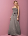 Two-piece Strapless Empire A-line Chiffon Bridesmaid Dresses (KB0598)