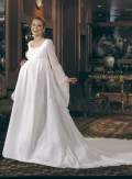 Sheer Sleeve Square Chiffon Maternity Bridesmaids (KM0020 )
