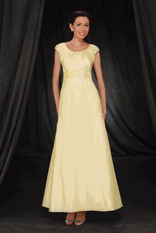 Cap Sleeves Scoop Neck A-line Special Occasion Dresses (KSP0044)