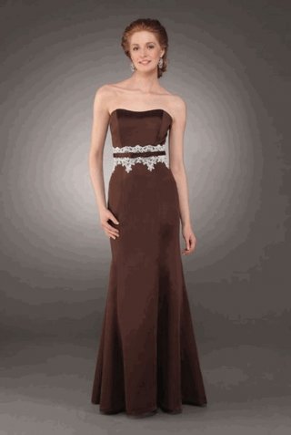 Mermaid Strapless Curved Neck Special Occasion Dresses (KSP0062)