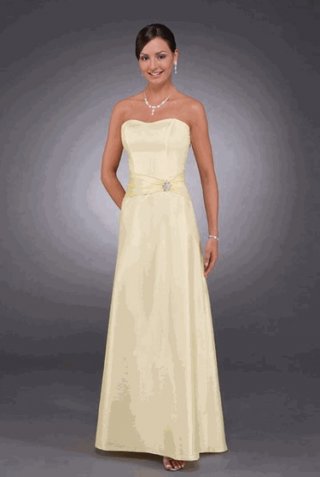Strapless A-line Dropped Waistline Special Occasion Dresses (KSP0054)