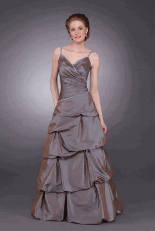 Spaghetti Asymmetrical Waist A-line Special Occasion Dresses (KSP0055)