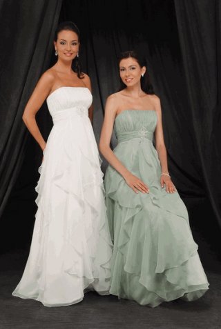 Strapless Square Empire Special Occasion Dresses (KSP0040)