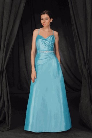 Spaghetti Sweetheart A-line Special Occasion Dresses (KSP0043)