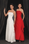 Strapless Square Neckline Sheath Special Occasion Dresses (KSP0035)
