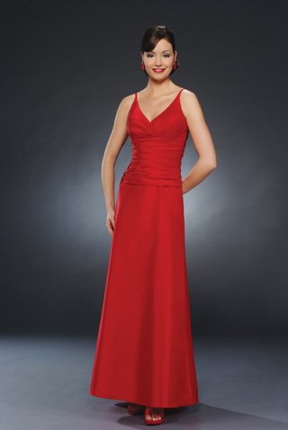 Spaghetti V-neck A-line Special Occasion Dresses (KSP0002)