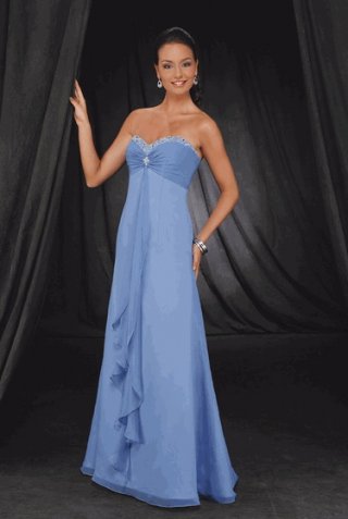 Strapless Sweetheart Empire A-line Special Occasion Dresses (KSP0036)