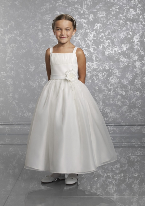 Empire A-line Organza Flower Girl Dresses (KF0332)