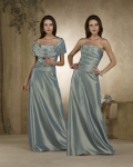 Strapless Floor Length A-line Mother Dresses (KMD0019)