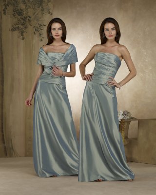 Strapless Floor Length A-line Mother Dresses (KMD0019)