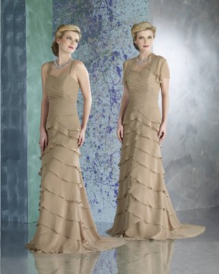 Strapless Sleeveless A-line Mother Dresses (KMD0005)
