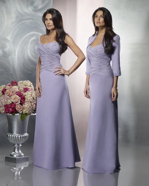 Strapless Sweetheart A-line Mother Dresses (KMD0038)