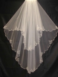 Elegant Designer Wedding Veils Bridal Veils Style ZV0161 (ZV0161)