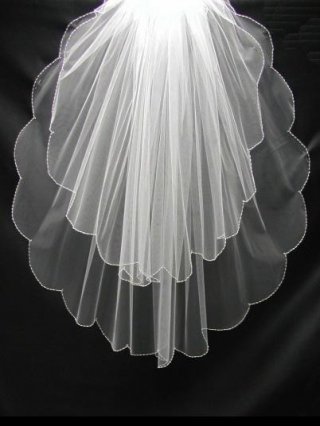 Elegant Designer Wedding Veils Bridal Veils Style ZV0162 (ZV0162)