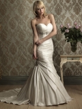 Sweetheart Beaded Fitted Mermaid/Trumpet Wedding Dress