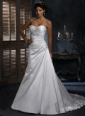 Sweetheart Neckline A-line Silhouette Formal Wedding Dress
