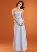 Sweetheart Full-length Luminescent taffeta Bridesmaid Dress
