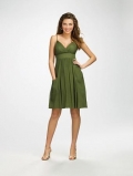 Short Bridesmaid Dresses V-neck Spaghetti straps Chiffon A-line