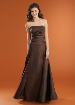 Full-length Luminescent taffeta strapless Bridesmaid Dress Full-length Luminescent taffeta strapless Bridesmaid Dress
