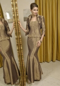 Floor Length Embroidery Sheath Mother of the Bride Dress