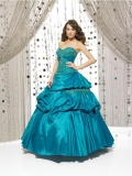 Peacock Quinceanera Ball Gown Sweet Sixteen Dress