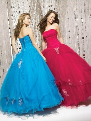 Turquoise/Fuchsia Quinceanera Ball Gown Sweet Sixteen Dress