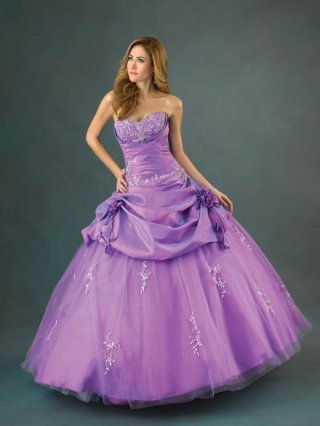 Purple Quinceanera Ball Gown Sweet Sixteen Dress