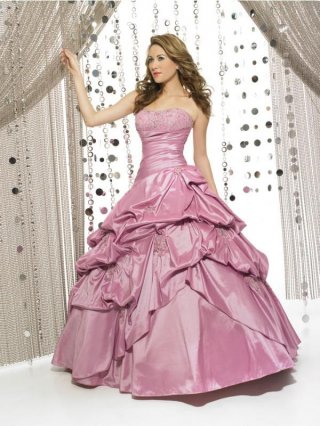 Cameo Taffeta Quinceanera Gown Sweet Sixteen Dress