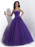 Purple/Blue/Clementine/Hot Lips Ball Gown Prom Dress