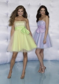 Pink Lemonade/Purple Passion Prom Gown Homecoming Dress