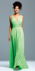 Lime Celebrity Inspired A line Formal Evening Dress